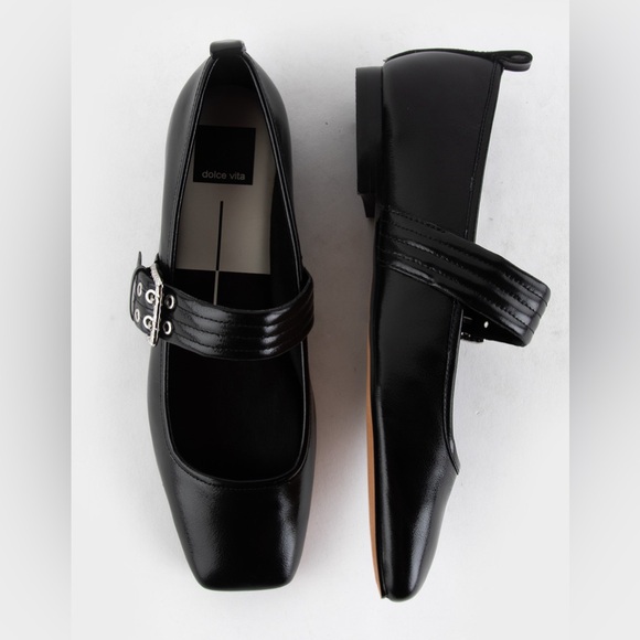 Dolce Vita Arora Ballet Mary Jane Patent Flats Sandals - Picture 6 of 15